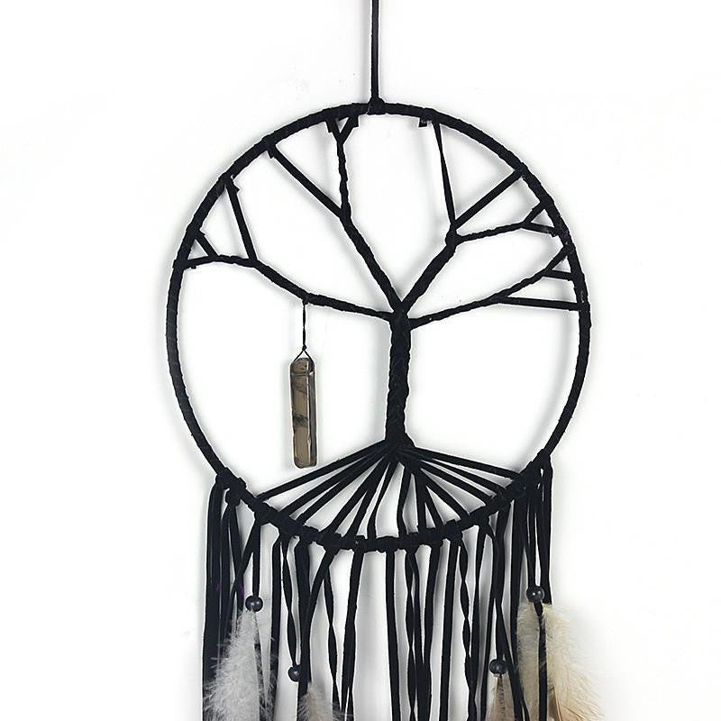 Tree of Life Dream Catcher With Natural Stone Charm Dreamcatchers