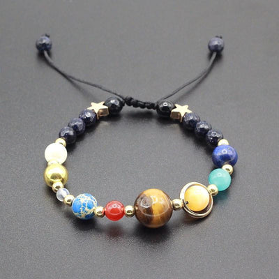 Universe Natural Stone Bracelet Adjustable Bracelet