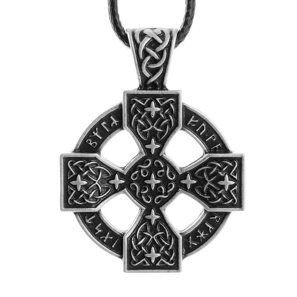 Viking Sun Cross Rune Necklace Necklaces