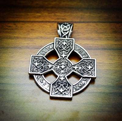 Viking Sun Cross Rune Necklace Necklaces